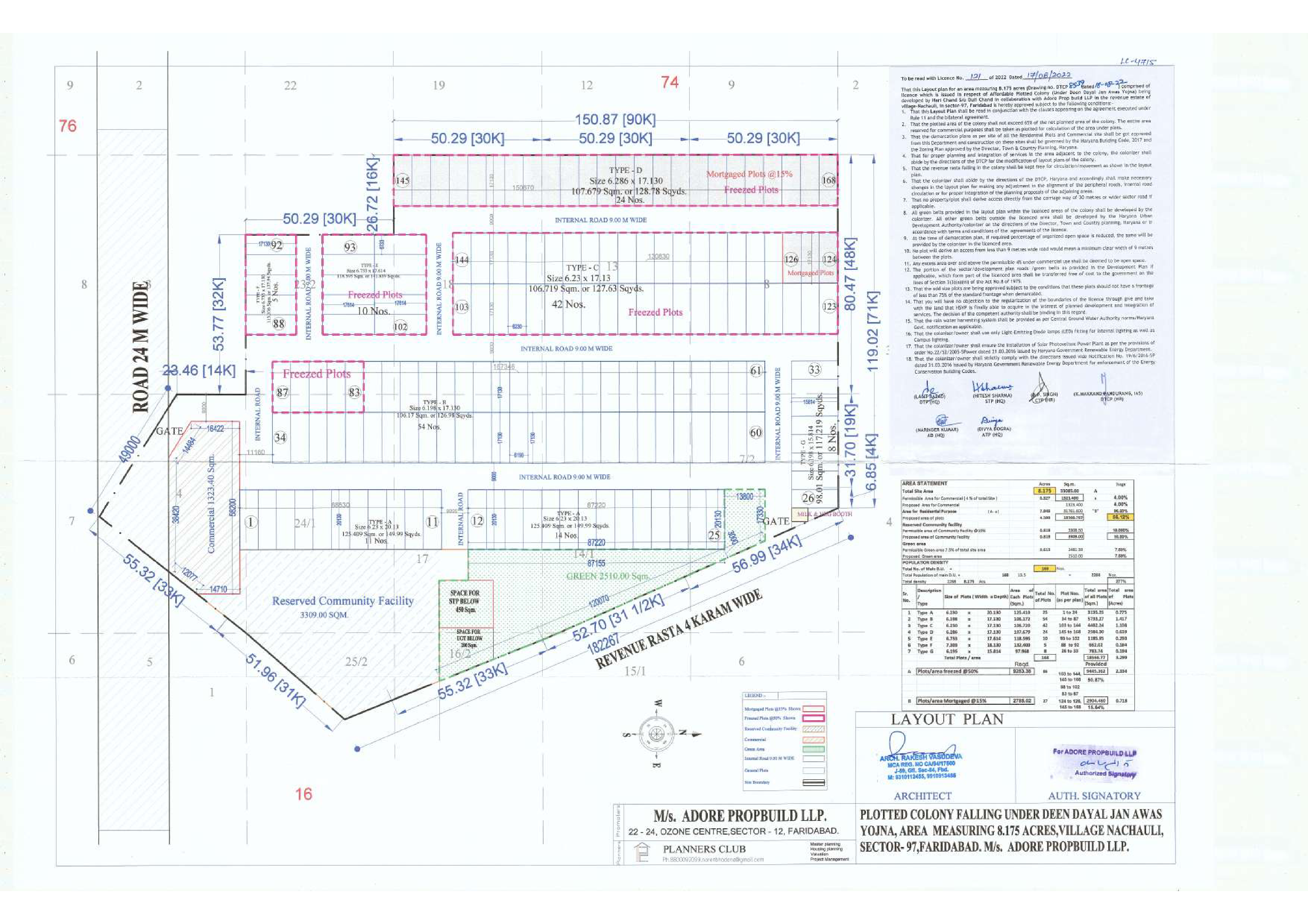 Adore Smart City Faridabad Plots Map