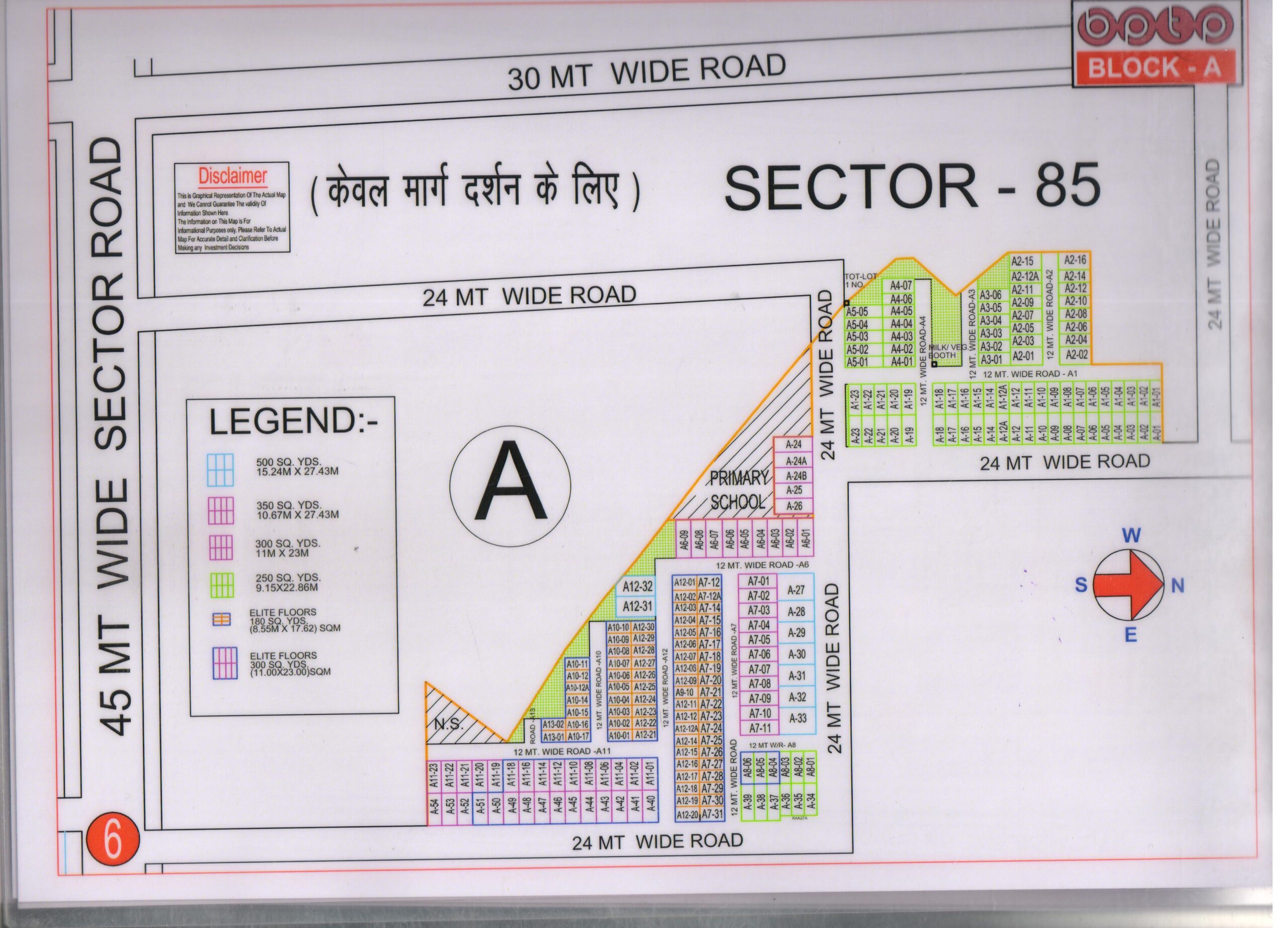 BPTP A Block Plots Map Map