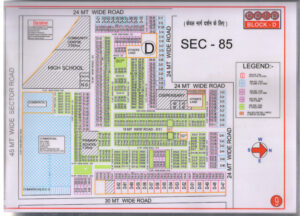 BPTP D Block Plots Map