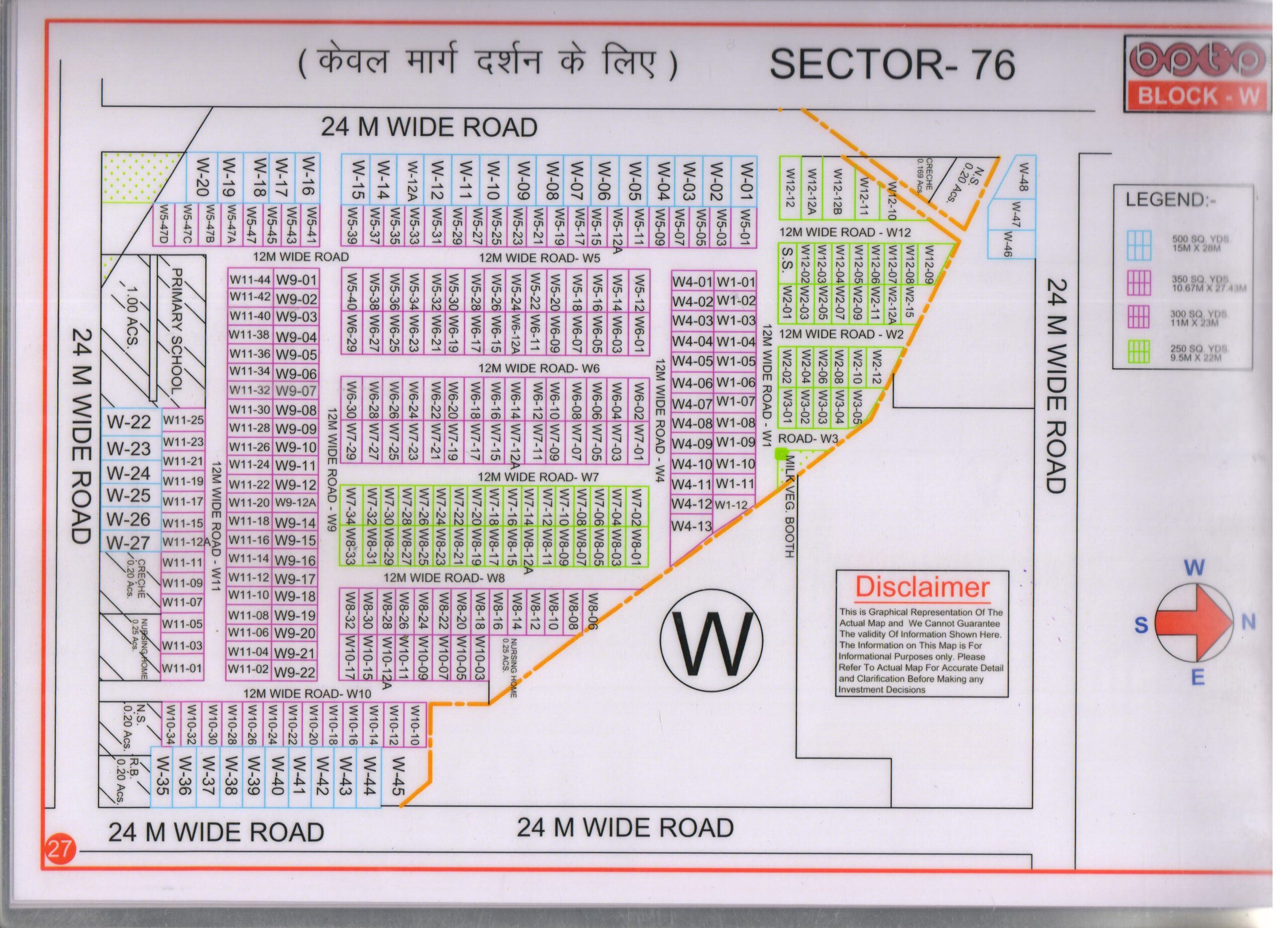 BPTP W Block Plots Map