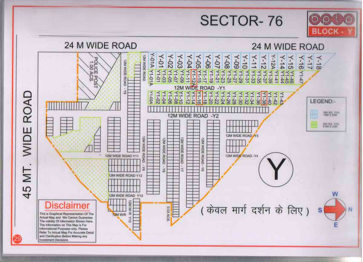 BPTP Y Block Plots Map