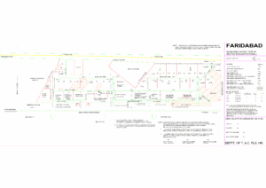 HUDA Sector 20B Faridabad Plots Map