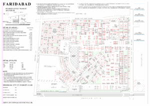 HUDA Sector 28 Faridabad Plots Map
