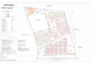 HUDA Sector 3 Faridabad Plots Map
