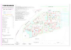 HUDA Sector 37 Faridabad Plots Map