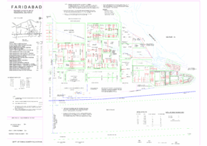 HUDA Sector 45 Faridabad Plots Map