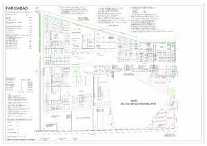 HUDA Sector 46 Faridabad Plots Map