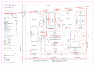 HUDA Sector 61 Faridabad Plots Map