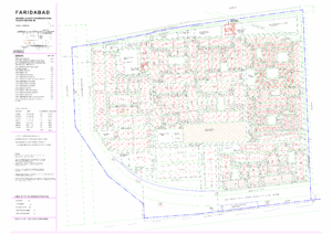HUDA Sector 65 Faridabad Plots Map