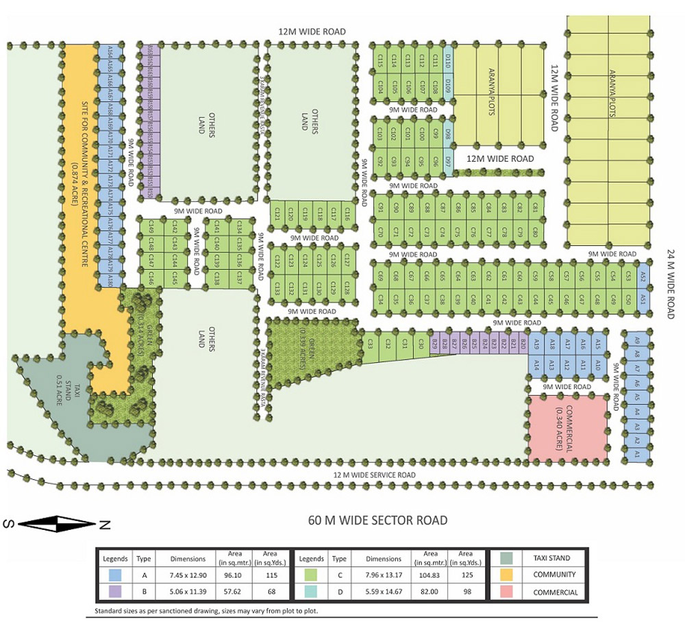 Raheja Akshara Plots Map
