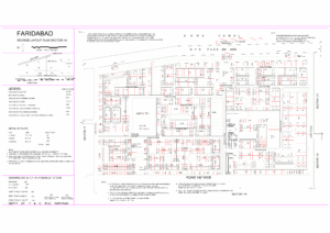 HUDA Sector 14 Faridabad Plots Map