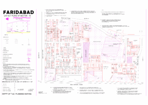 Huda Sector 19 Faridabad Plot Map